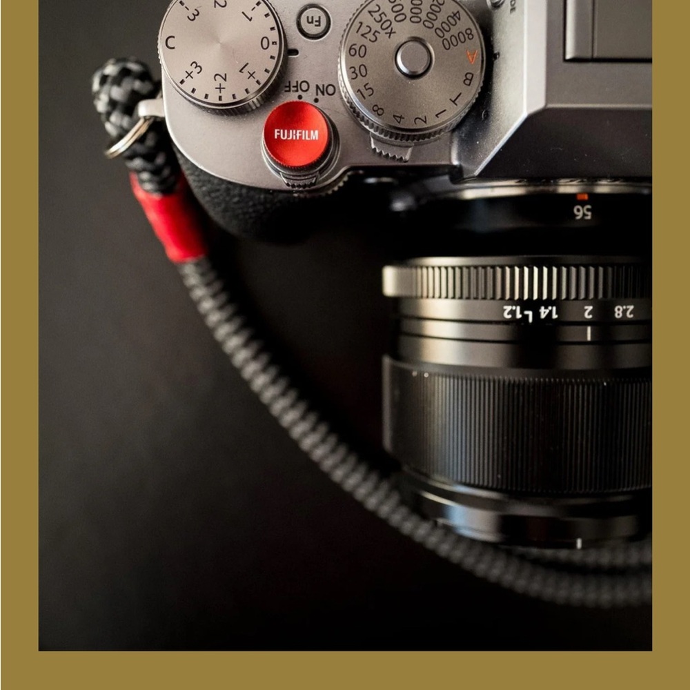 Red Fujifilm Soft Release Button